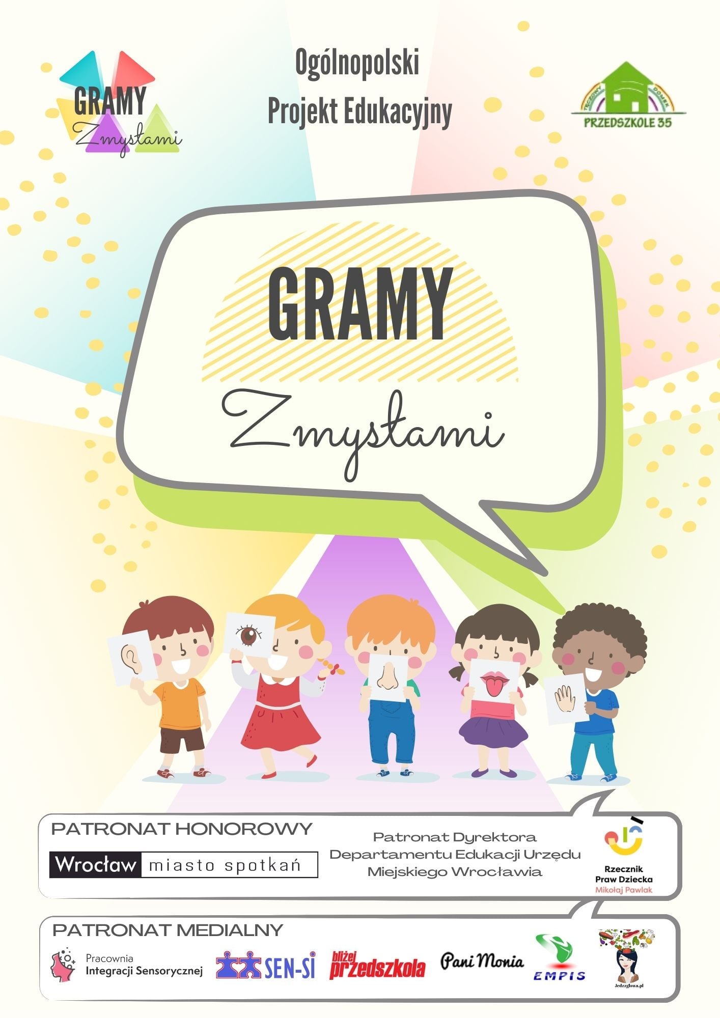 gramy zmyslami plakat